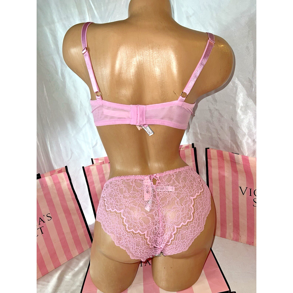 Victoria's Secret Bra Dream Angels 36DD Large Tanga Panty Last Set - Picture 6 of 6